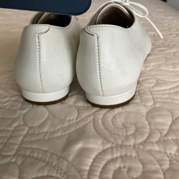 Jill Sander Navy Leather Oxfords - Picture 2 of 6